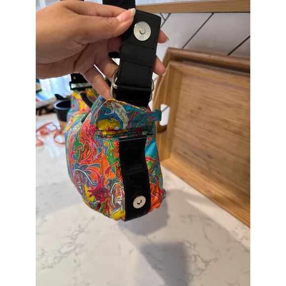 Lauren Ralph Lauren Bag Paisley Hobo Shoulder Bright Boho Colorful Y2K it girl - Picture 4 of 12